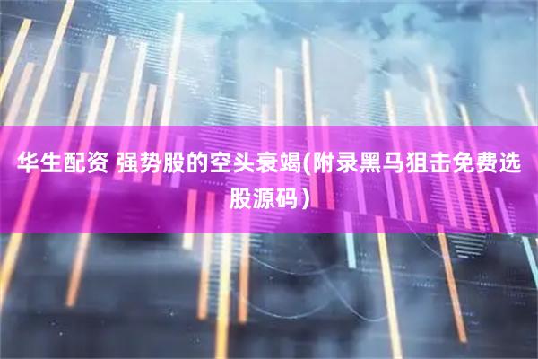 华生配资 强势股的空头衰竭(附录黑马狙击免费选股源码）
