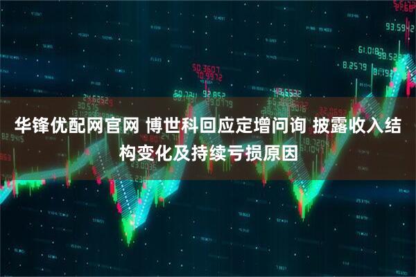 华锋优配网官网 博世科回应定增问询 披露收入结构变化及持续亏损原因